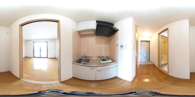 パノラマ画像キッチン