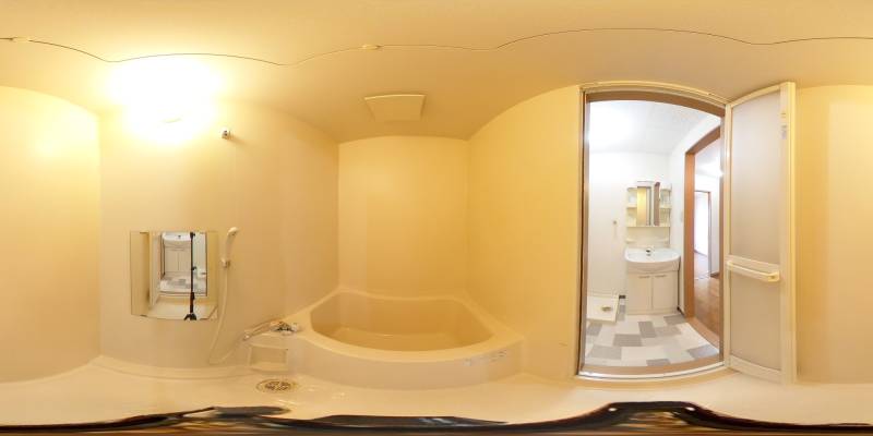 パノラマ画像バスルーム