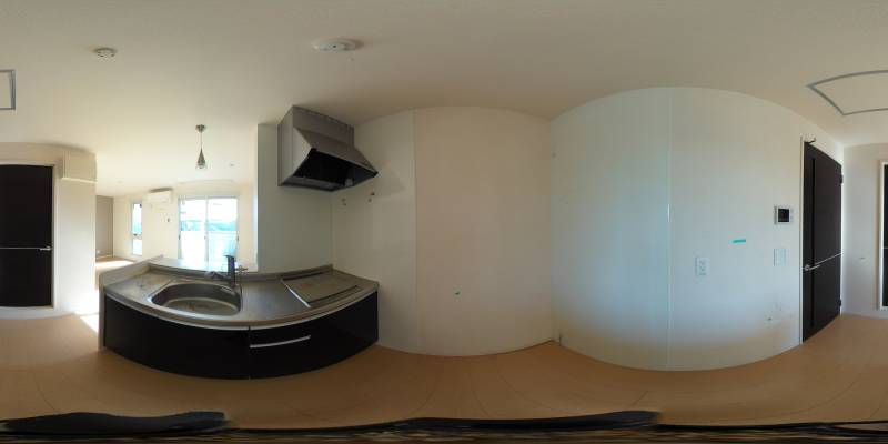 パノラマ画像キッチン