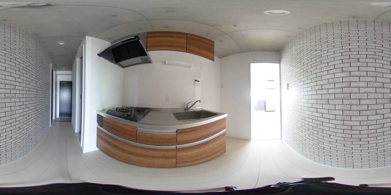 パノラマ画像キッチン