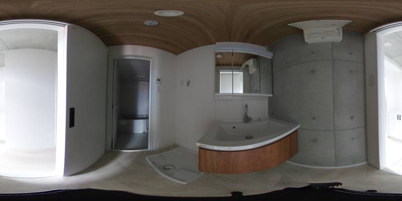 パノラマ画像洗面所