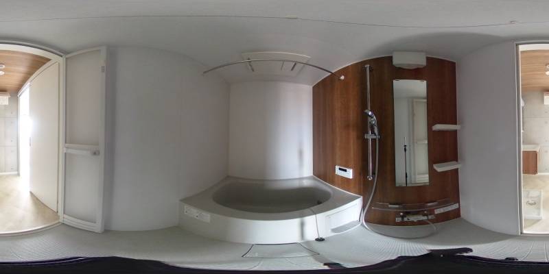 パノラマ画像バスルーム