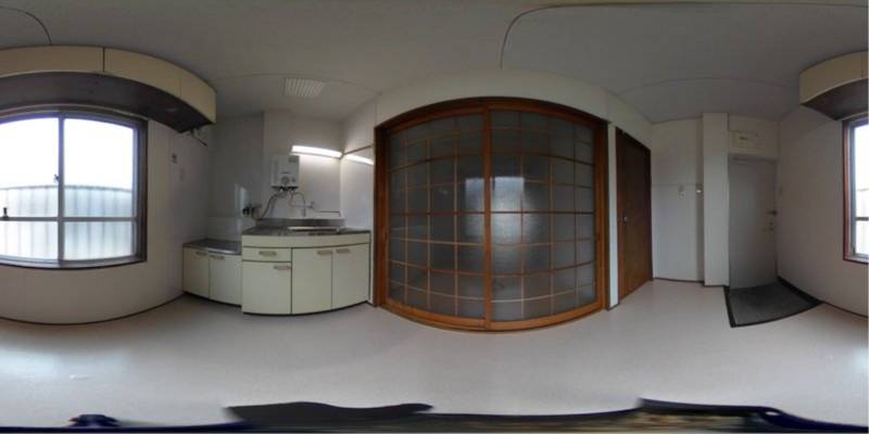 パノラマ画像キッチン