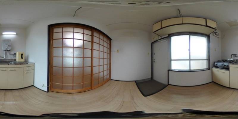 パノラマ画像キッチン