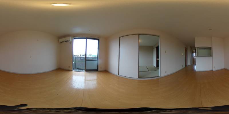 パノラマ画像リビング