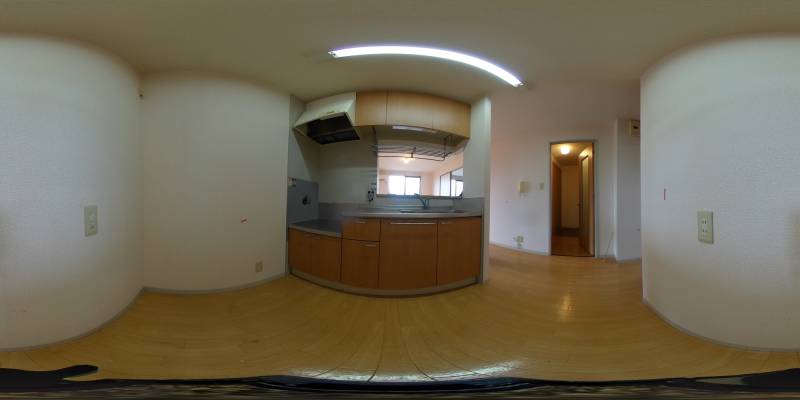 パノラマ画像キッチン