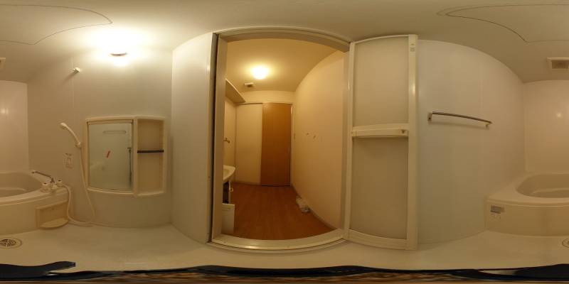 パノラマ画像バスルーム