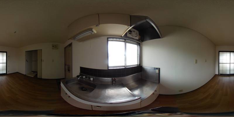 パノラマ画像キッチン