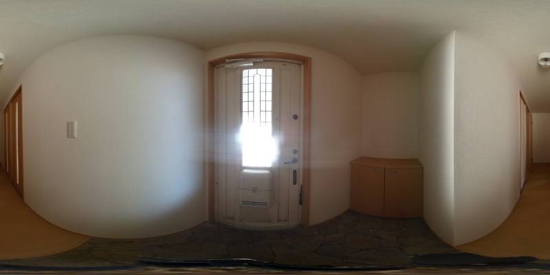 パノラマ画像玄関