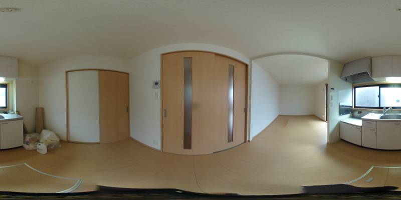パノラマ画像キッチン