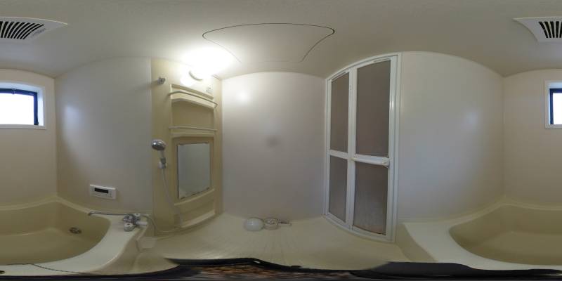 パノラマ画像バスルーム