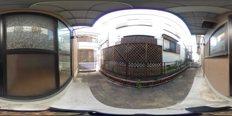 パノラマ画像バルコニー