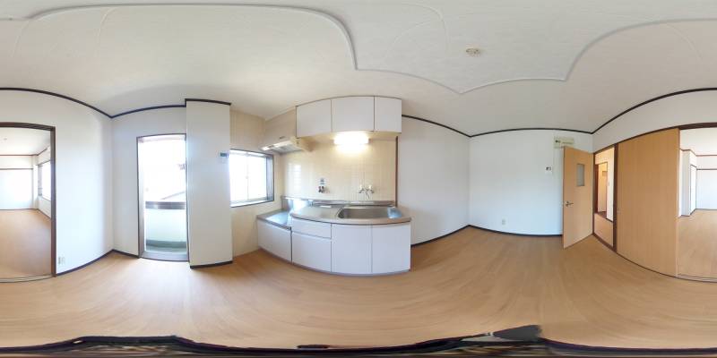 パノラマ画像キッチン