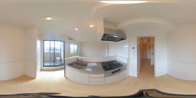 パノラマ画像キッチン