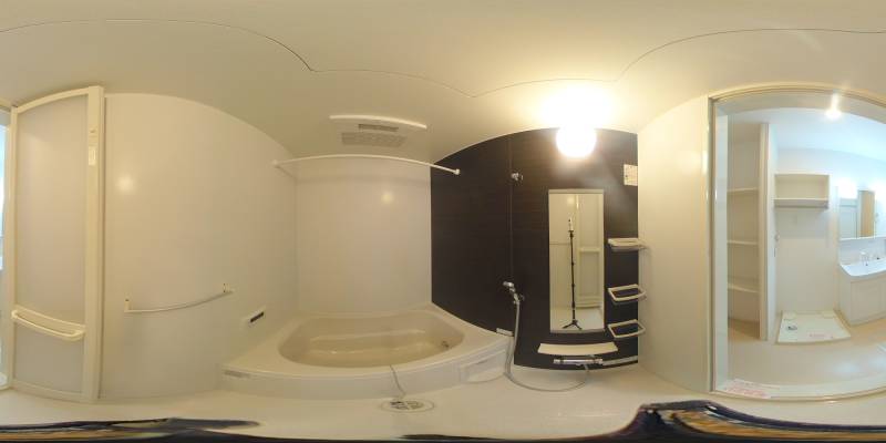 パノラマ画像バスルーム