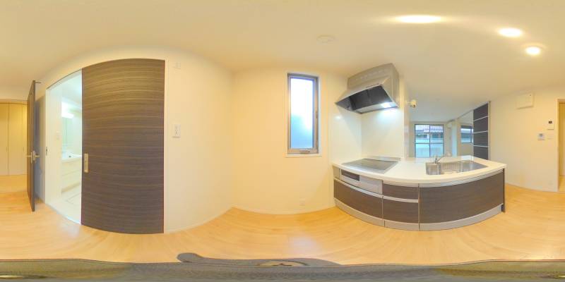 パノラマ画像キッチン