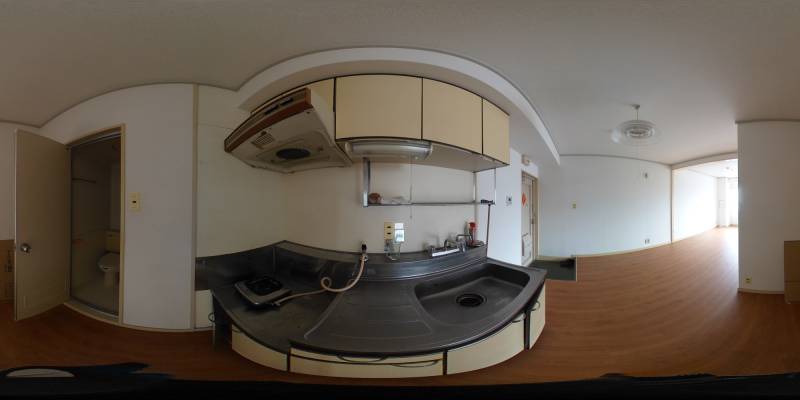 パノラマ画像キッチン