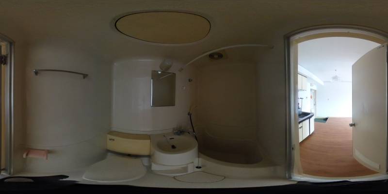 パノラマ画像バスルーム
