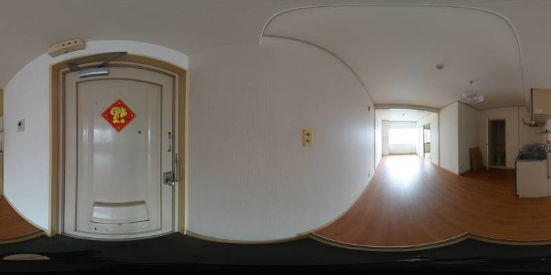 パノラマ画像玄関