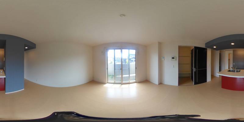 パノラマ画像リビング