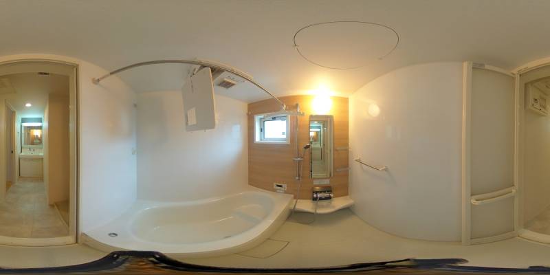 パノラマ画像バスルーム