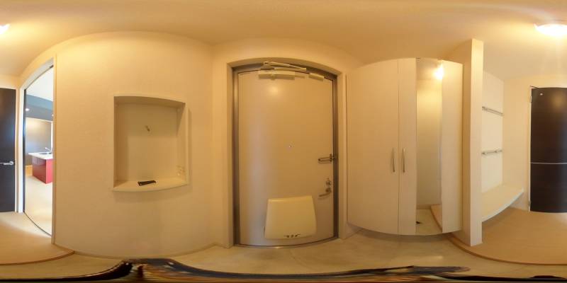 パノラマ画像玄関