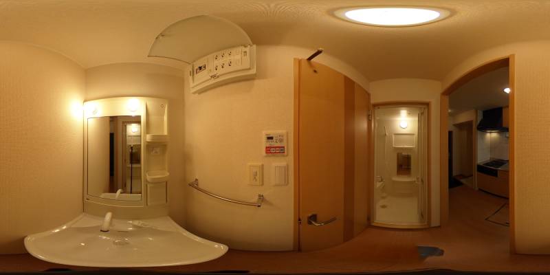 パノラマ画像洗面所