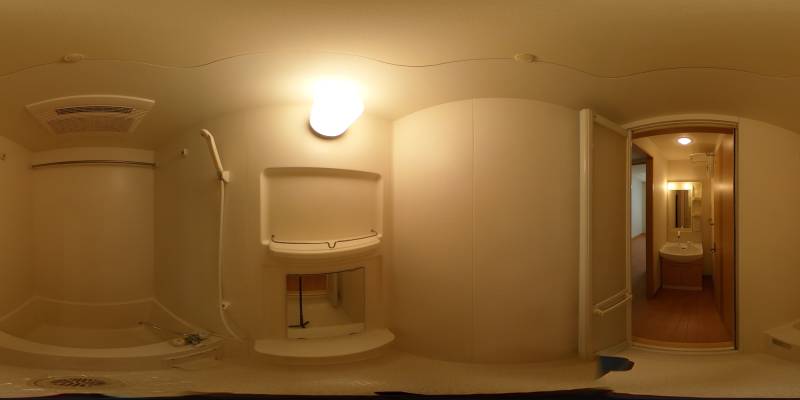 パノラマ画像バスルーム