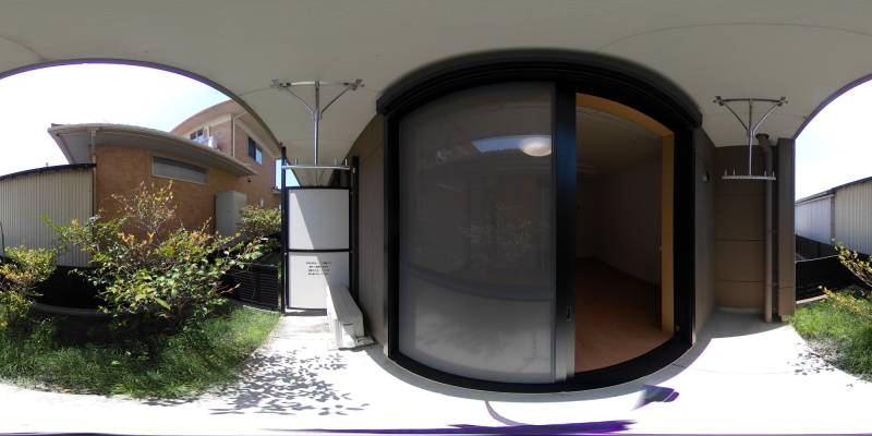 パノラマ画像バルコニー