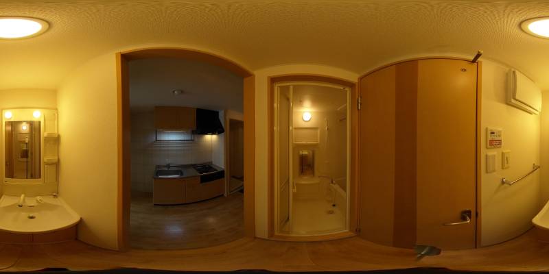 パノラマ画像洗面所