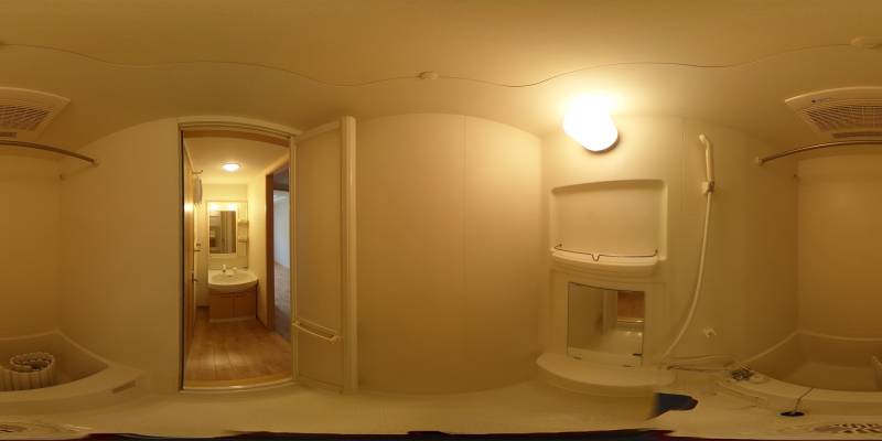 パノラマ画像バスルーム