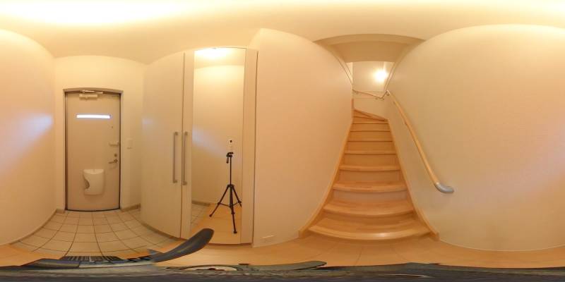 パノラマ画像玄関