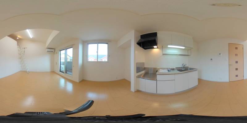 パノラマ画像リビング