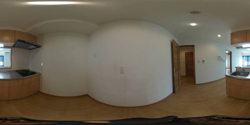 パノラマ画像キッチン