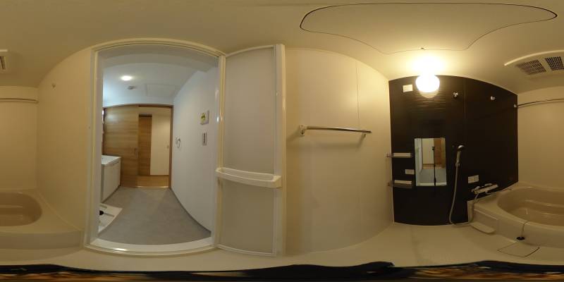 パノラマ画像バスルーム