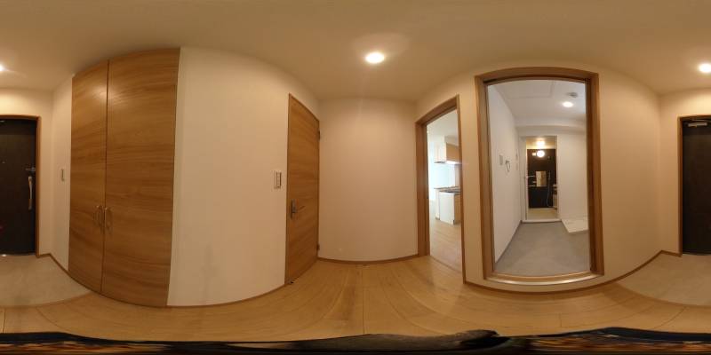 パノラマ画像玄関