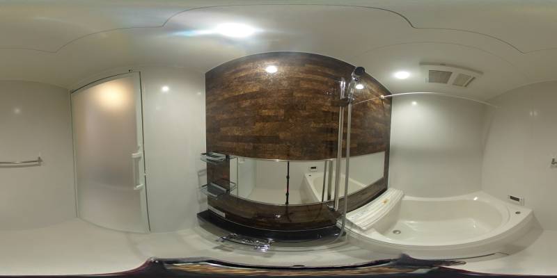 パノラマ画像バスルーム