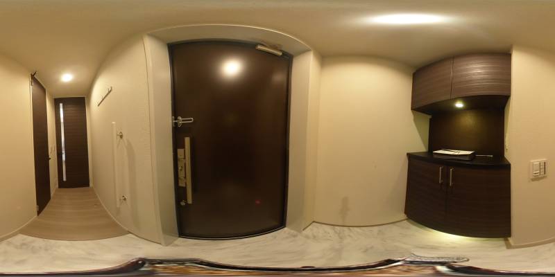 パノラマ画像玄関