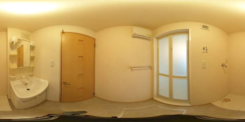 パノラマ画像洗面所