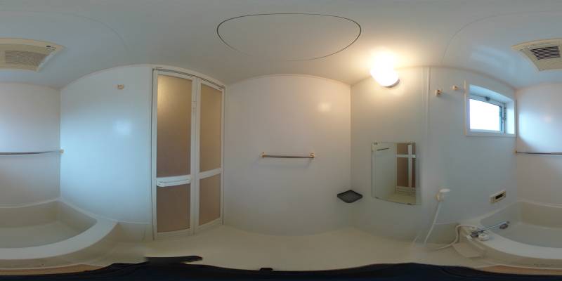 パノラマ画像バスルーム