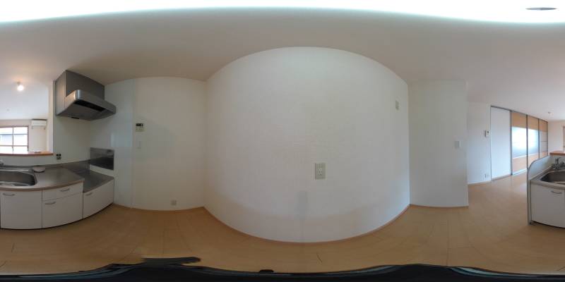 パノラマ画像キッチン