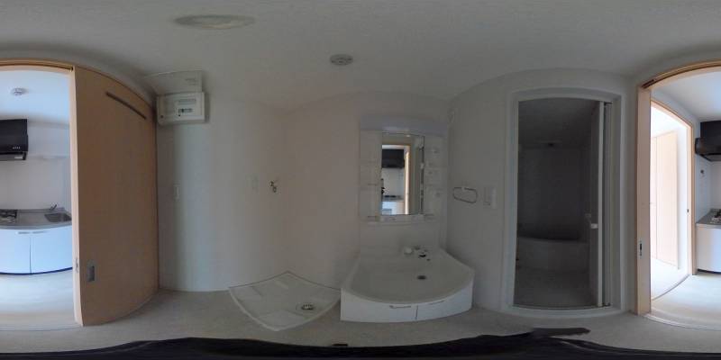 パノラマ画像洗面所