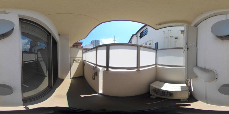 パノラマ画像バルコニー