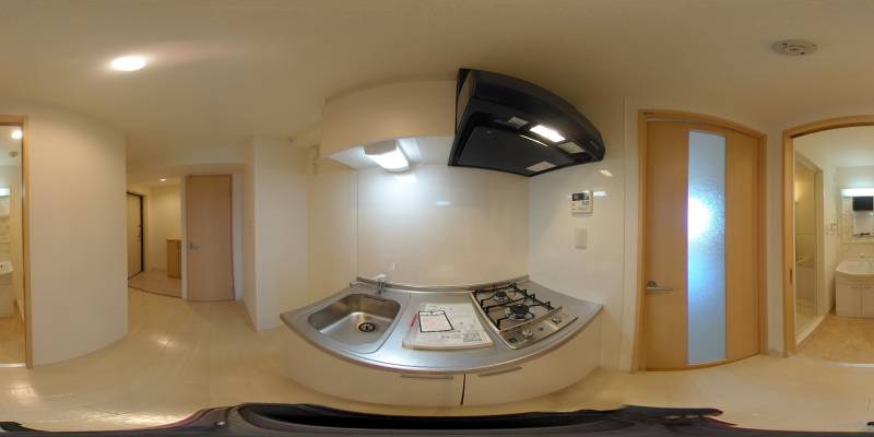 パノラマ画像キッチン