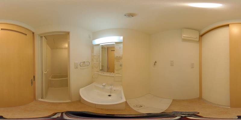 パノラマ画像洗面所