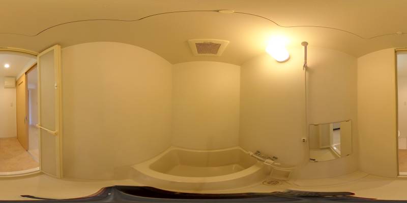 パノラマ画像バスルーム