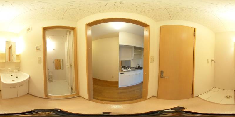 パノラマ画像洗面所