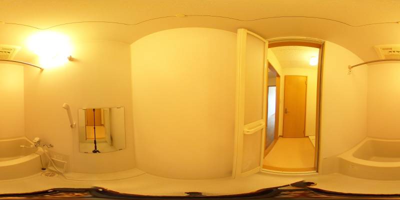 パノラマ画像バスルーム