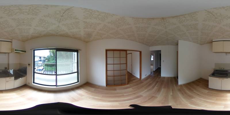 パノラマ画像キッチン