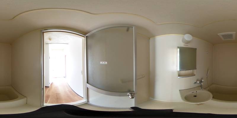 パノラマ画像バスルーム